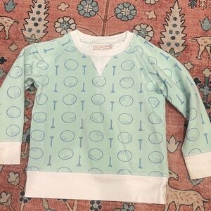 The Beaufort Bonnet Company Mint Golf Print Sweatshirt
